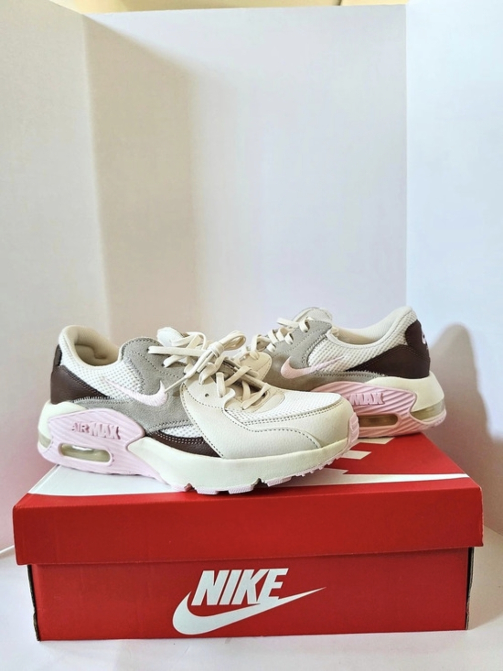 Nike Air Max Excee Women's Sneakers White & Pink US 9.5